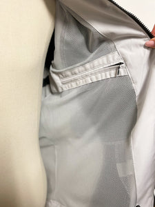 Silver Grey and Navy Waterproof Coat