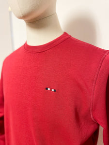 Red Crew Neck Sweatshirt