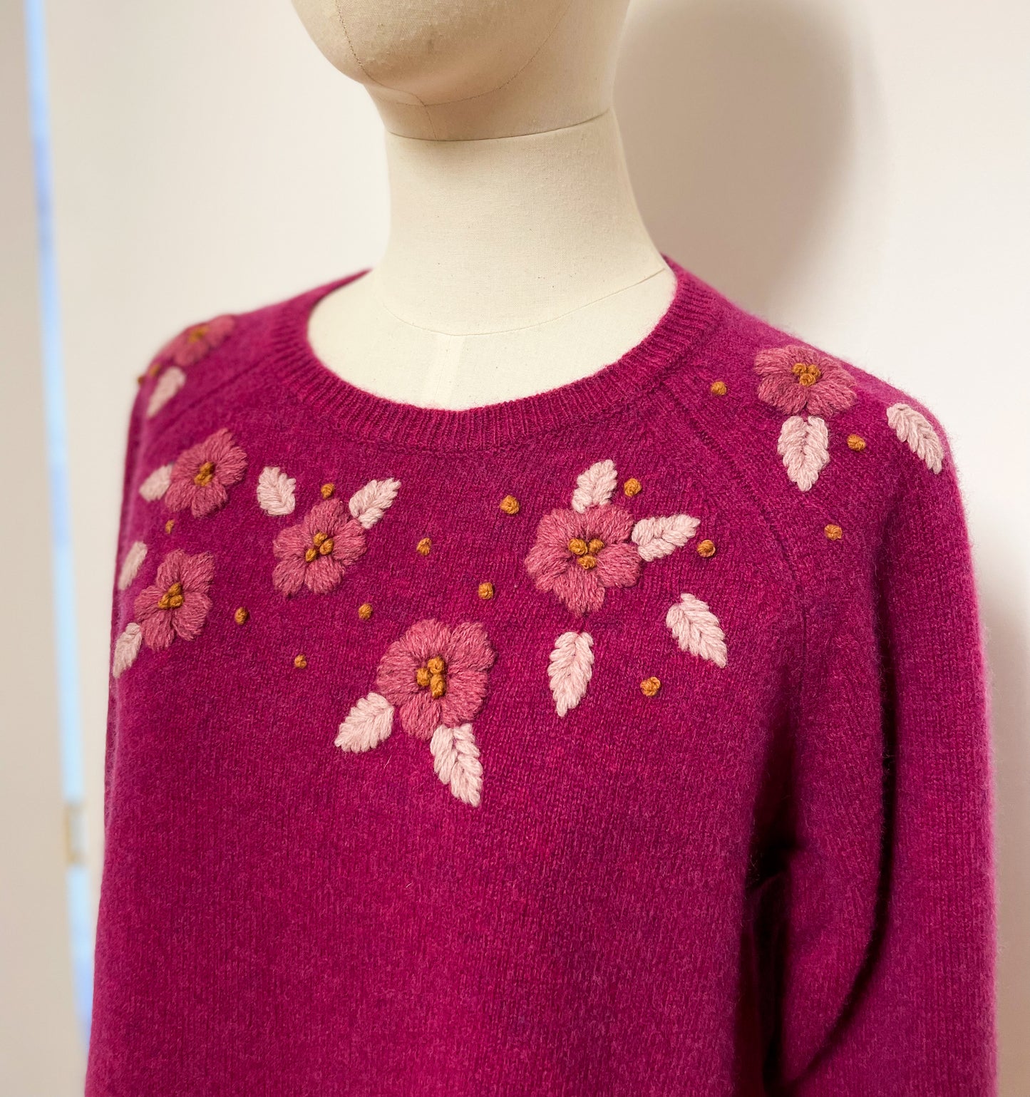 Pink Flower Jumper