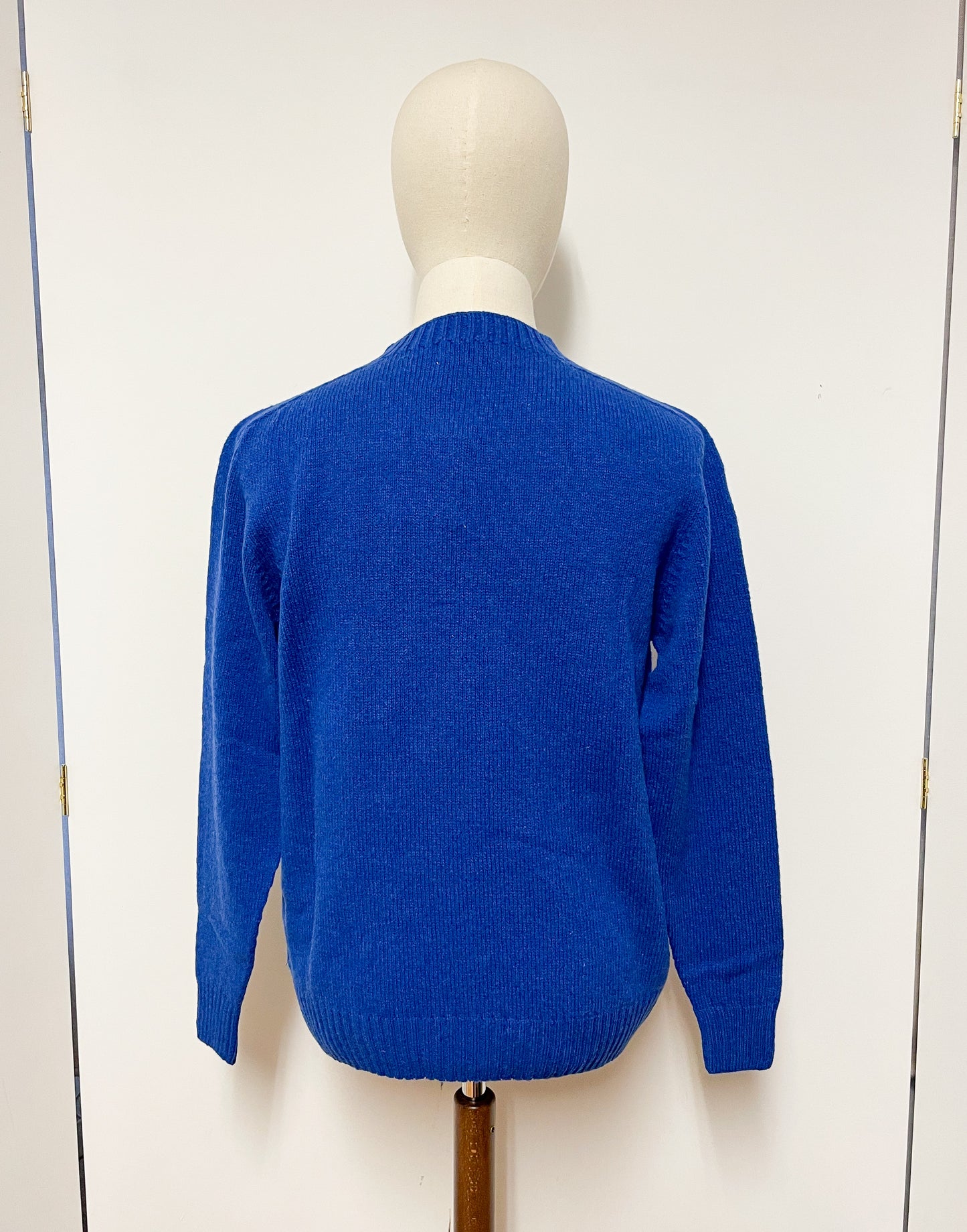 Blue British Wool Jumper