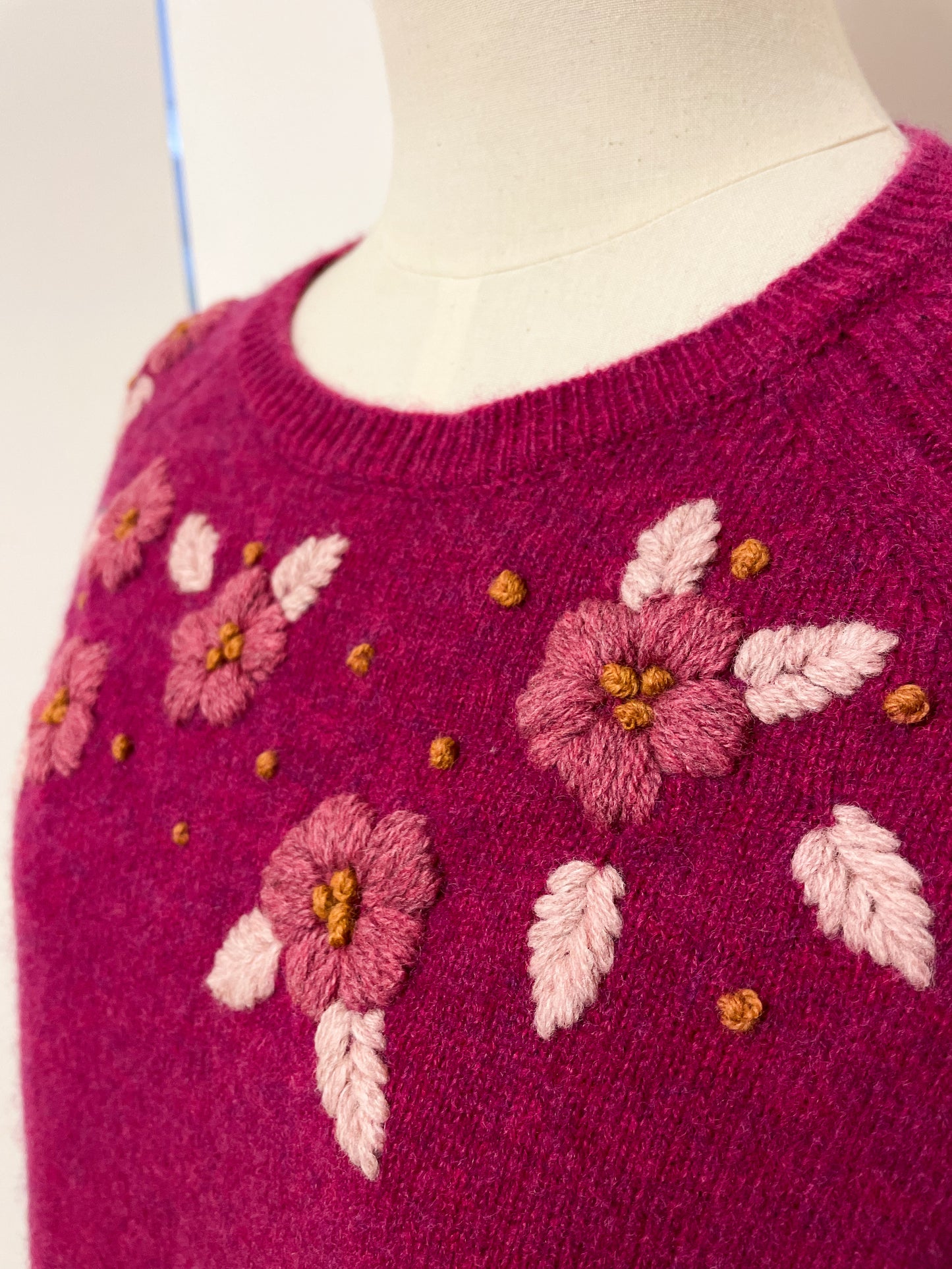 Pink Flower Jumper