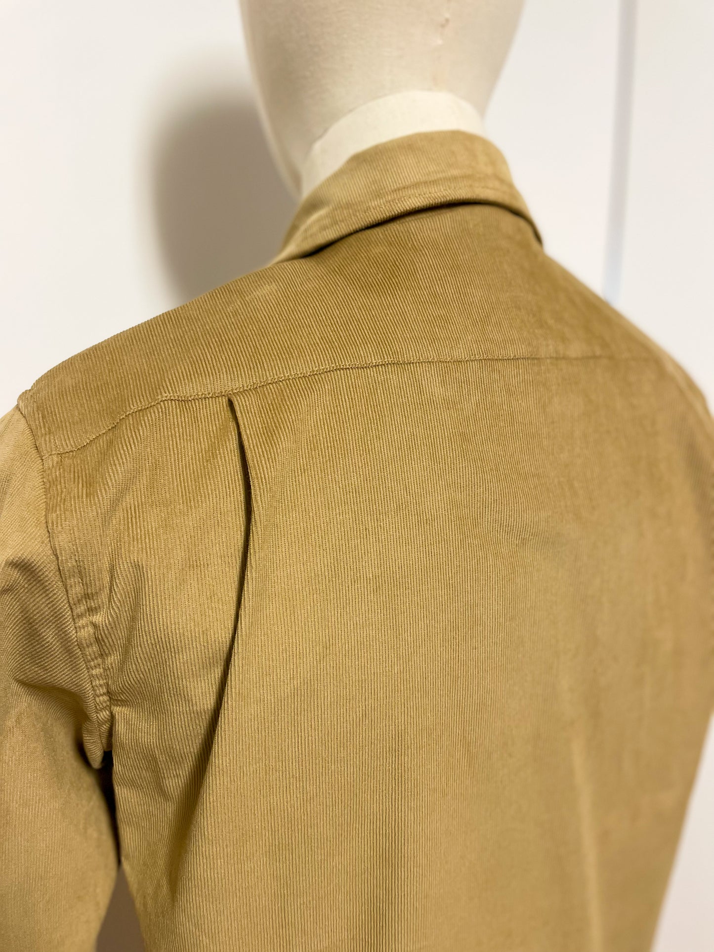 Camel Corduory Zip Jacket