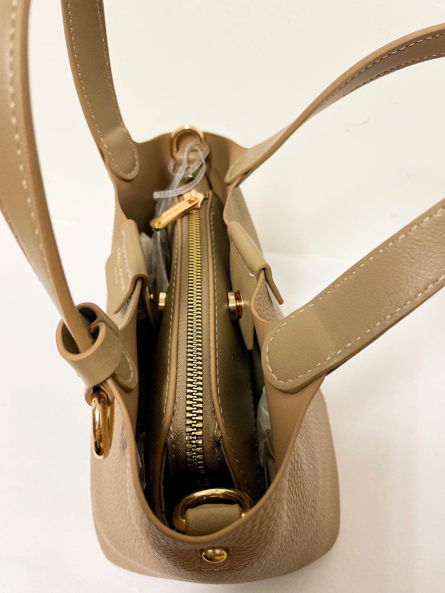 Camel Small Bucket Bag