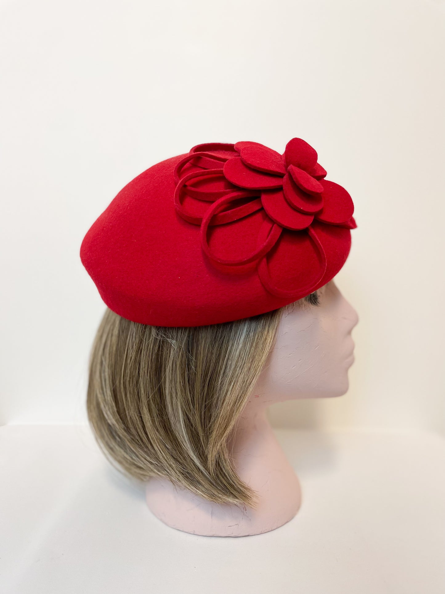 Red Flower Pillbox