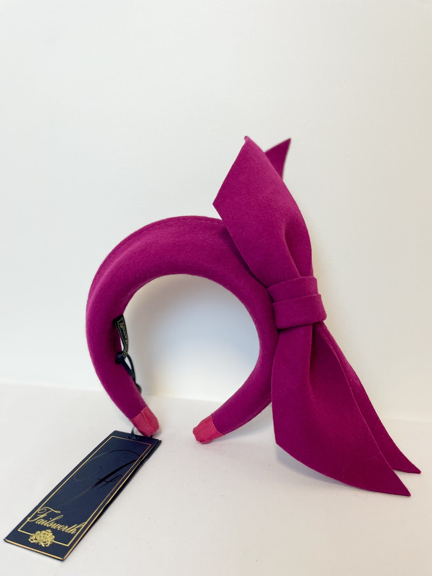 Fushia Bow Headband