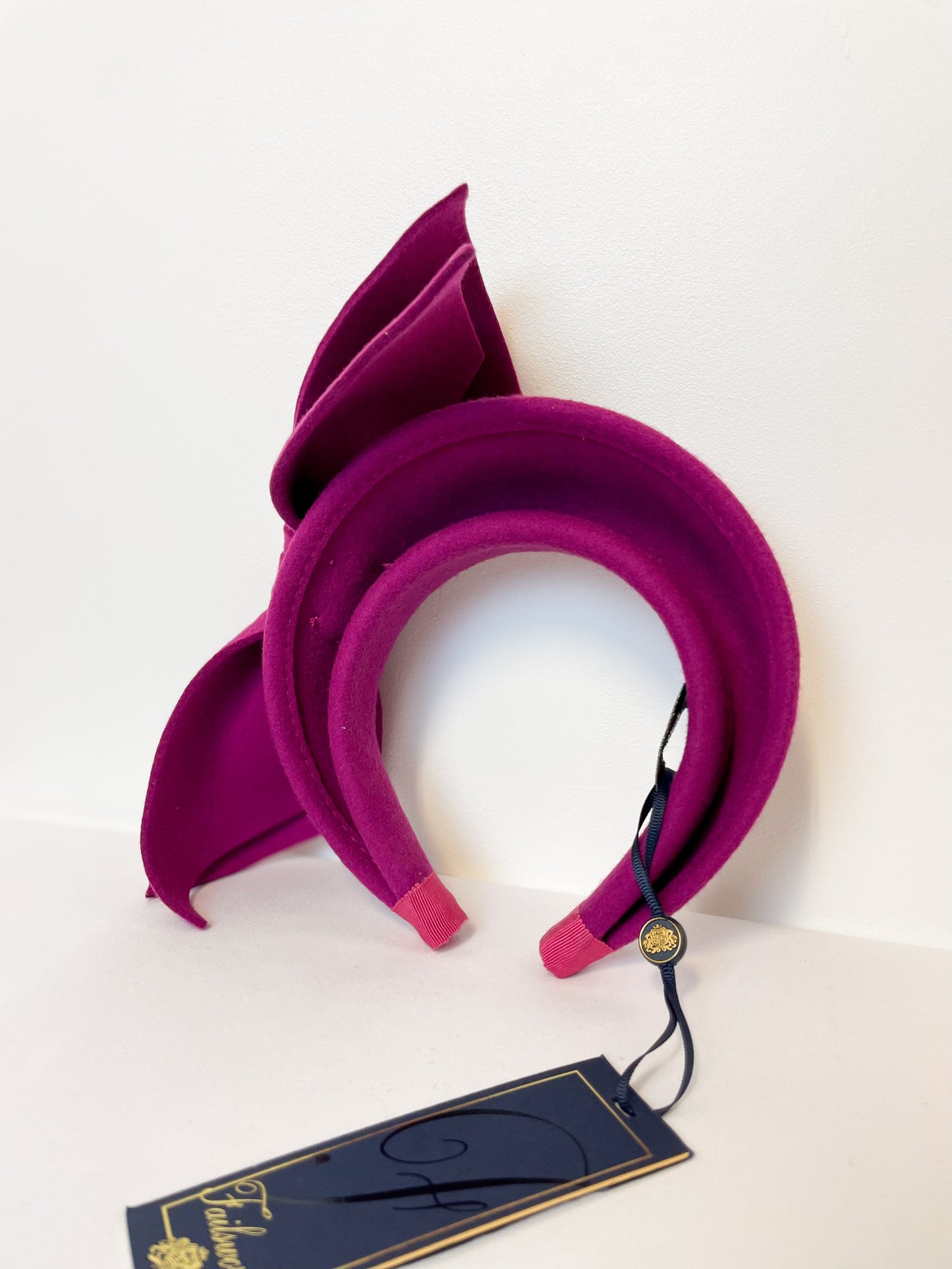 Fushia Bow Headband
