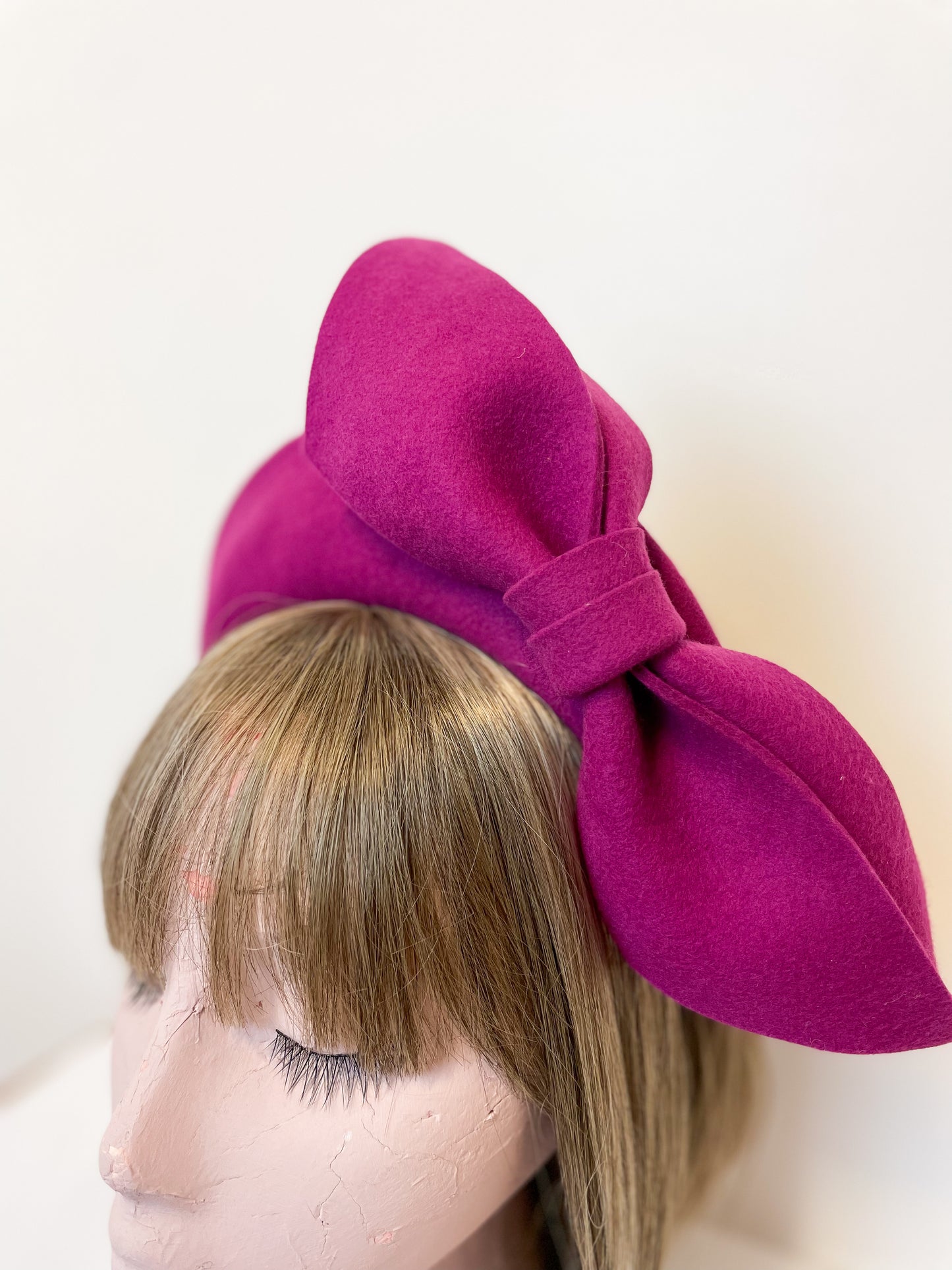 Fushia Bow Headband