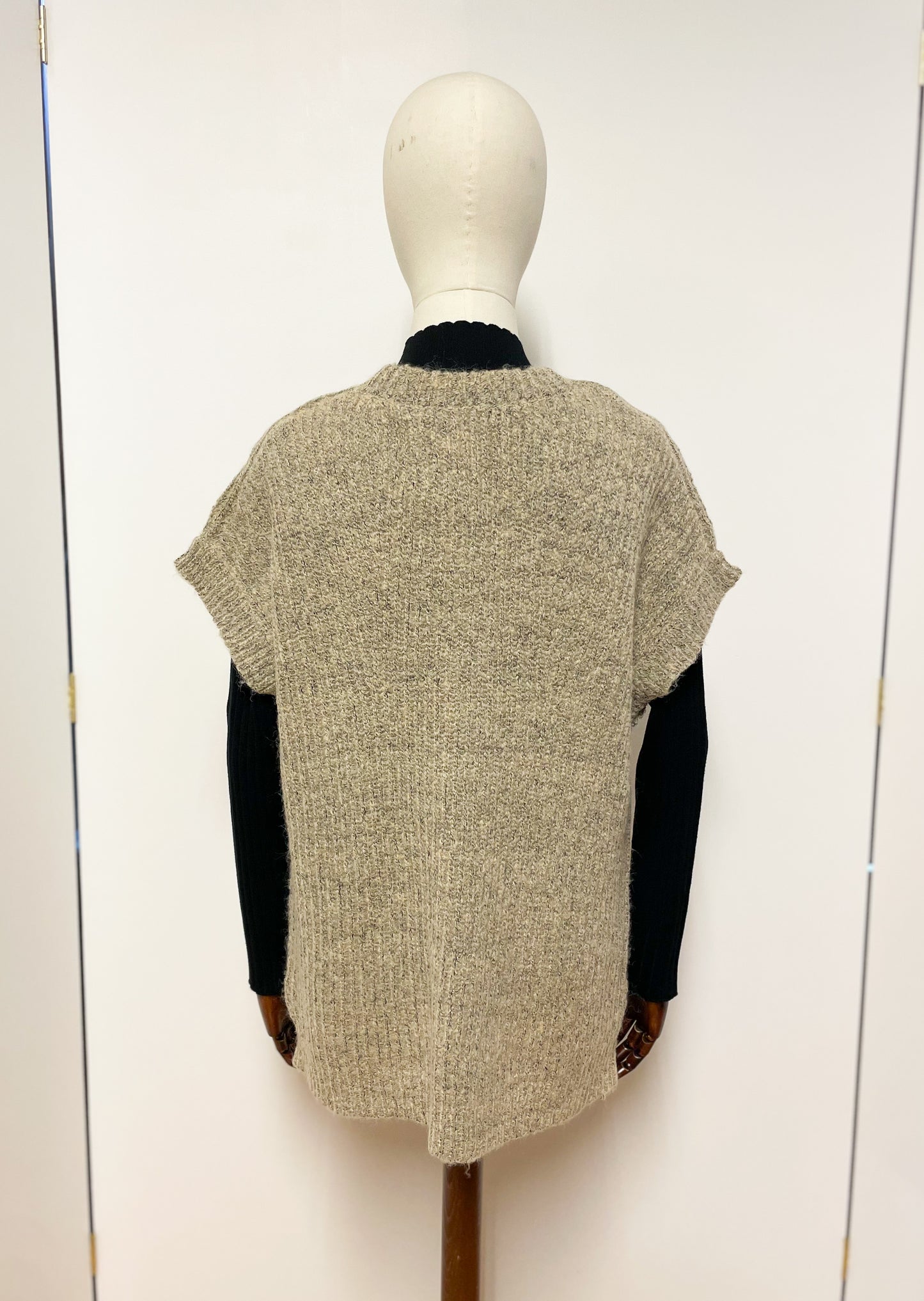 Oatmeal Knitted Cardigan