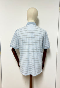 Pale Blue Stripe Polo Shirt