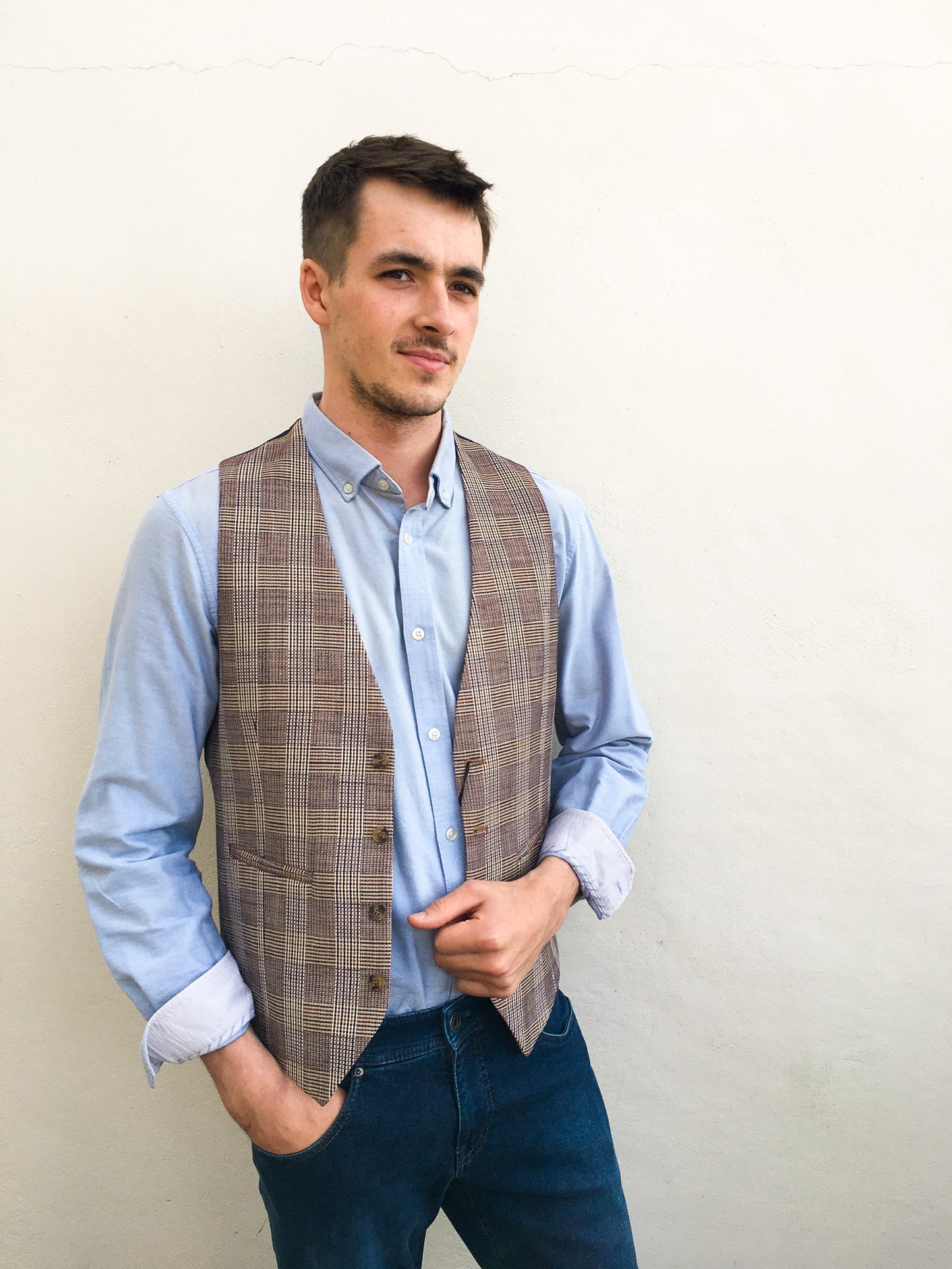 Check Waistcoat.