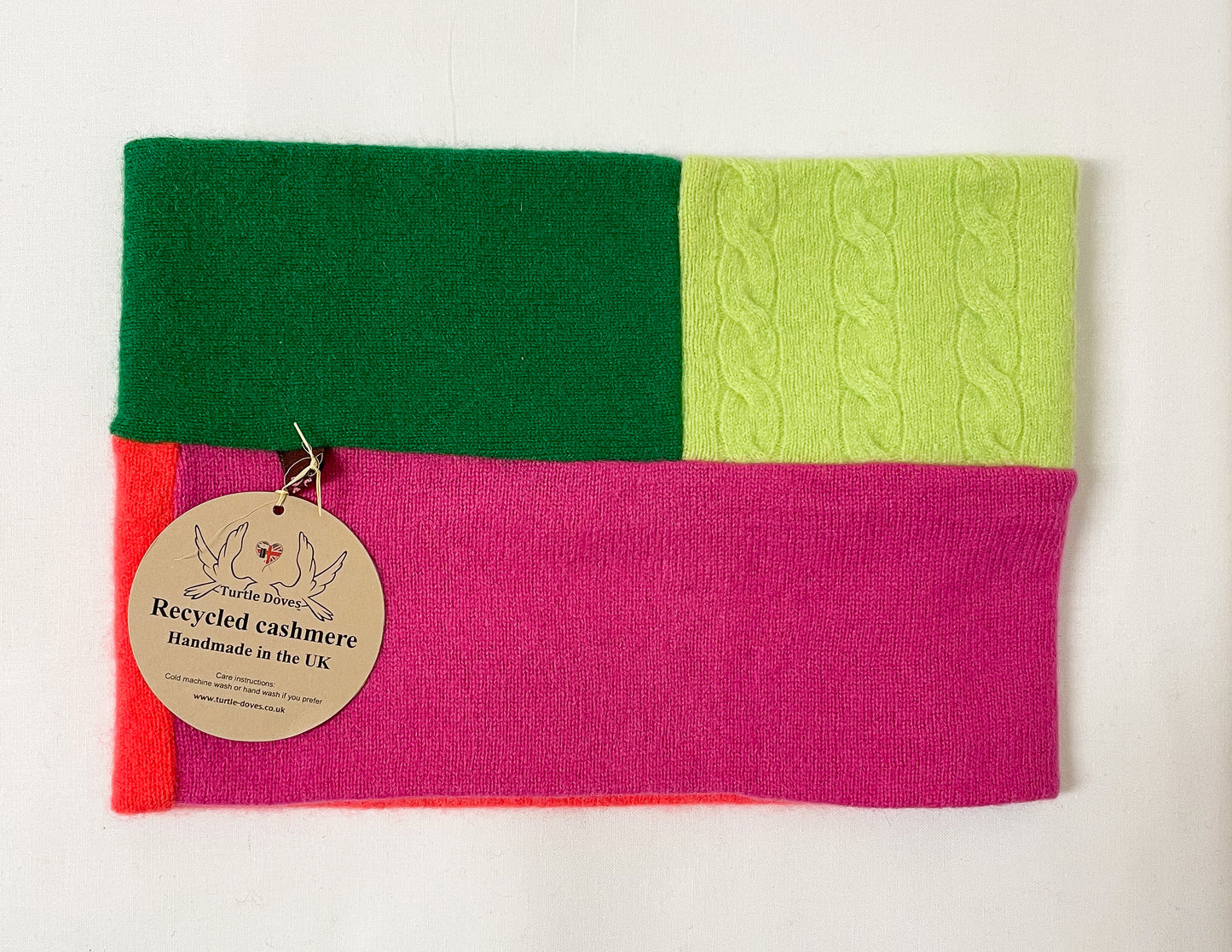 Cashmere Patchwork Neck Warmer
