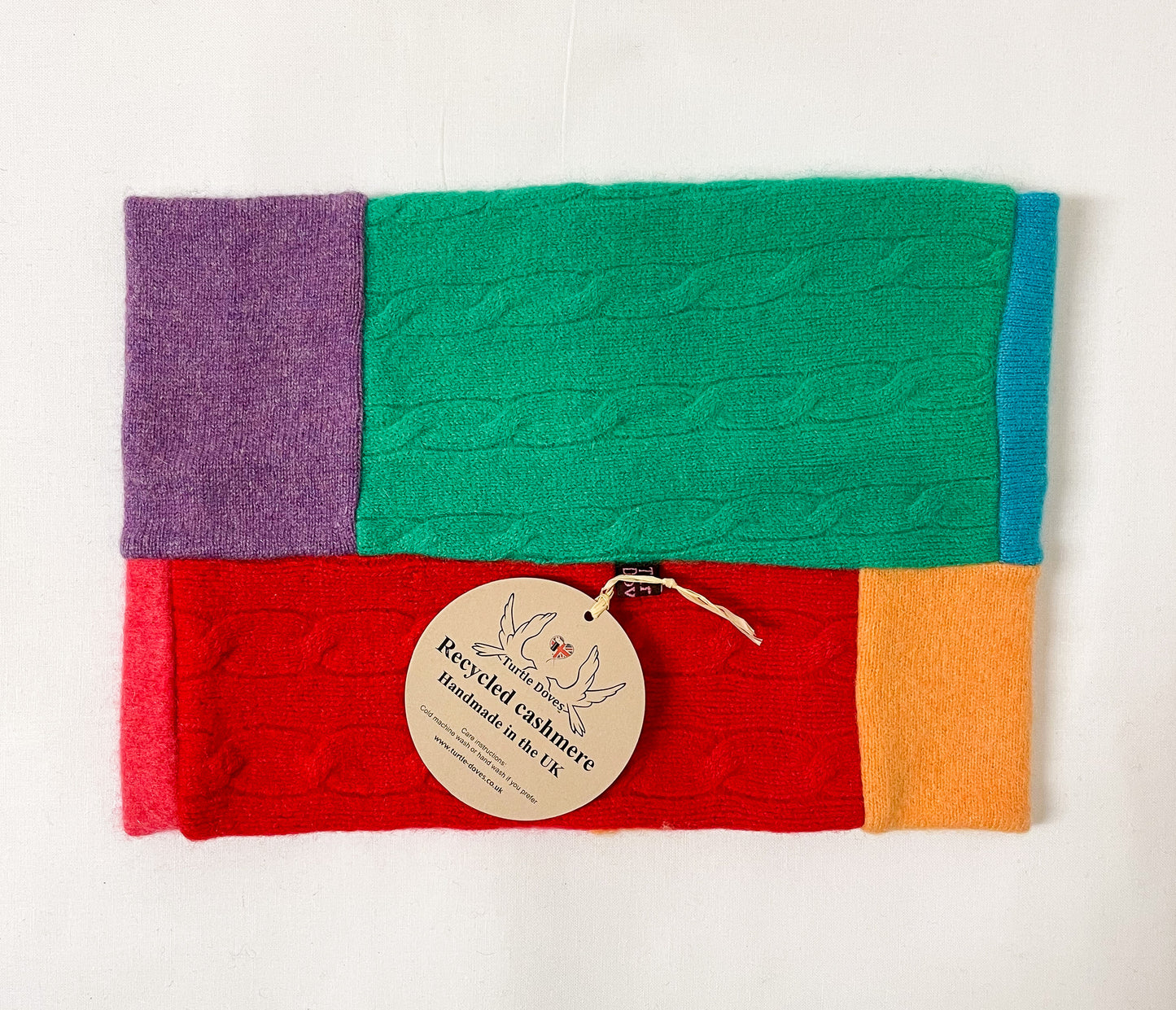 Cashmere Patchwork Neck Warmer