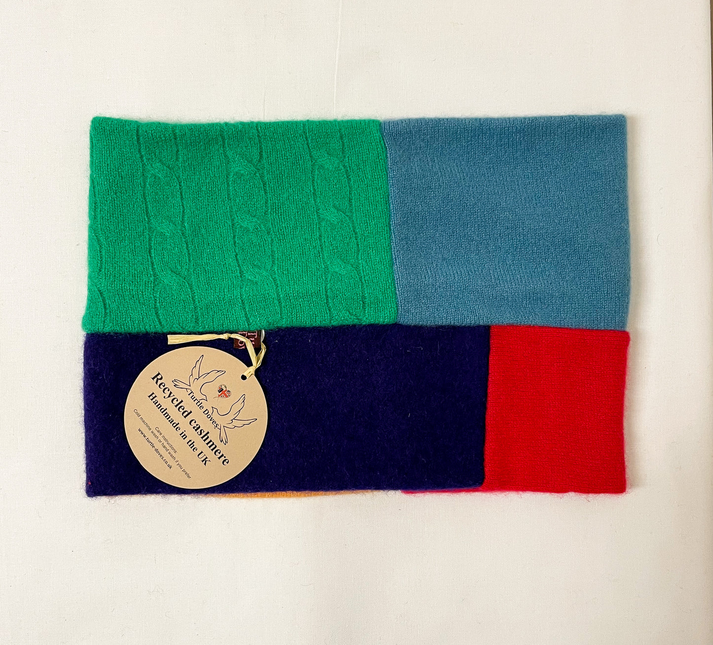 Cashmere Patchwork Neck Warmer