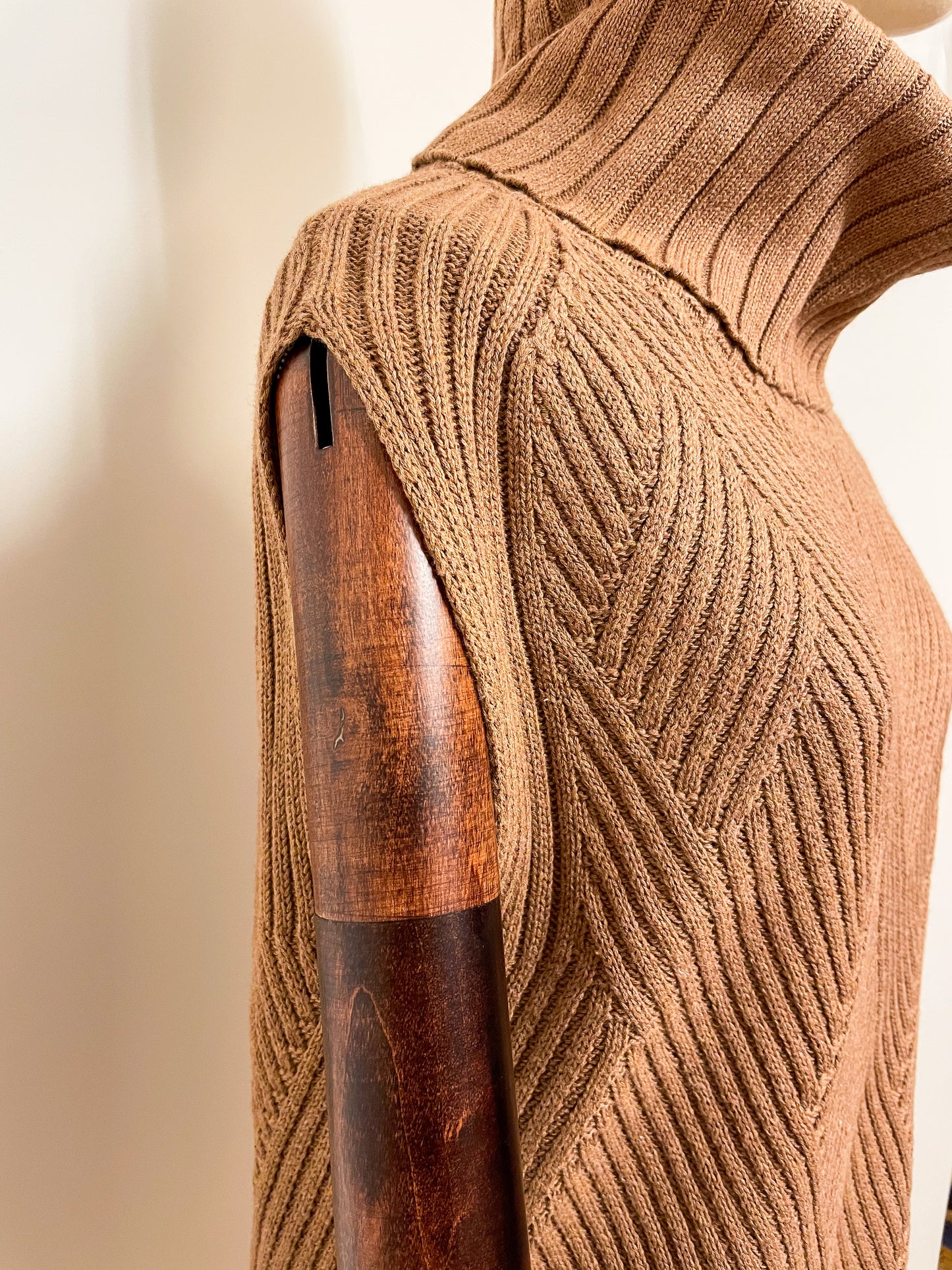 Brown Knitted Vest