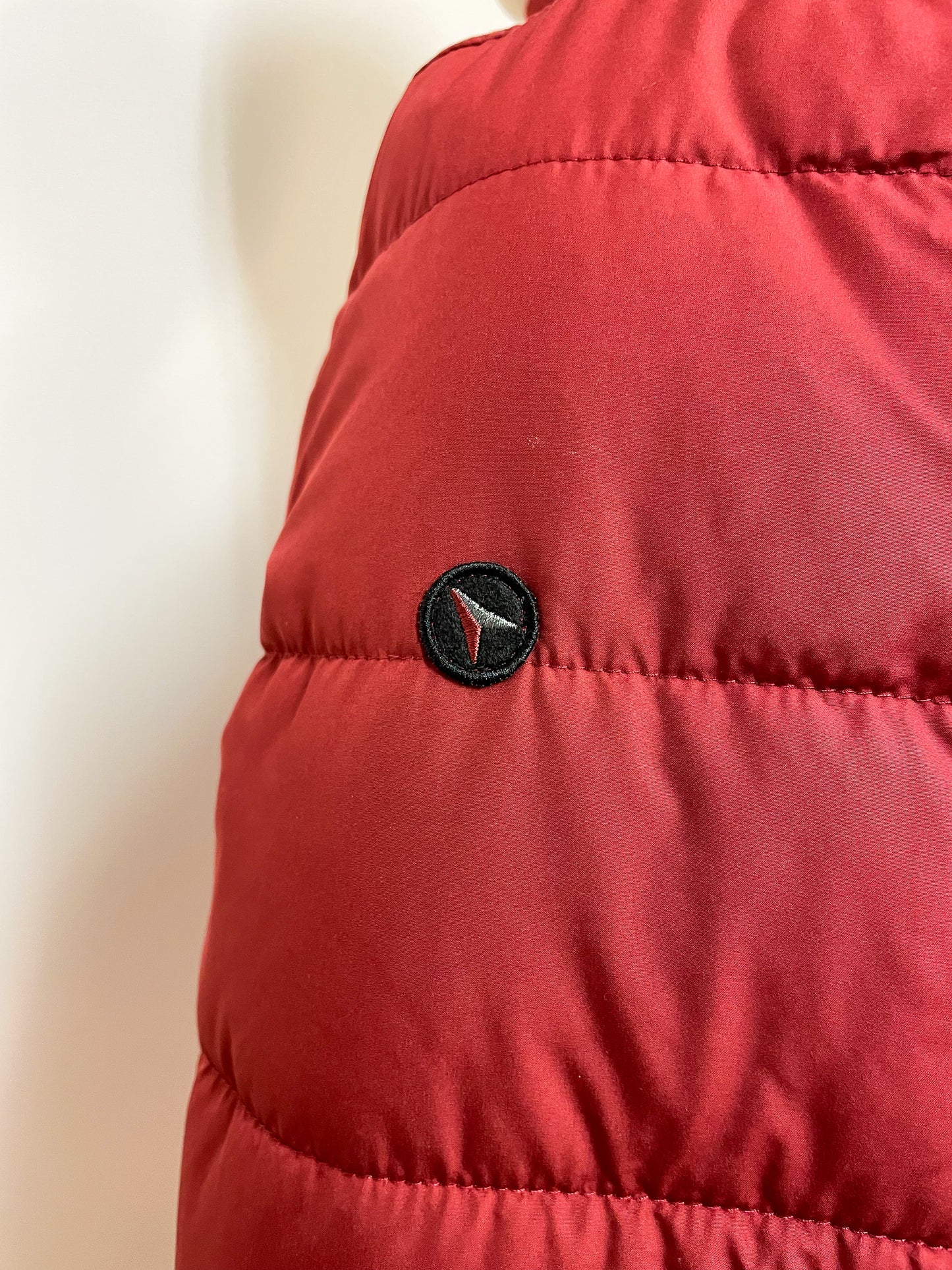 Dark Red Padded Coat