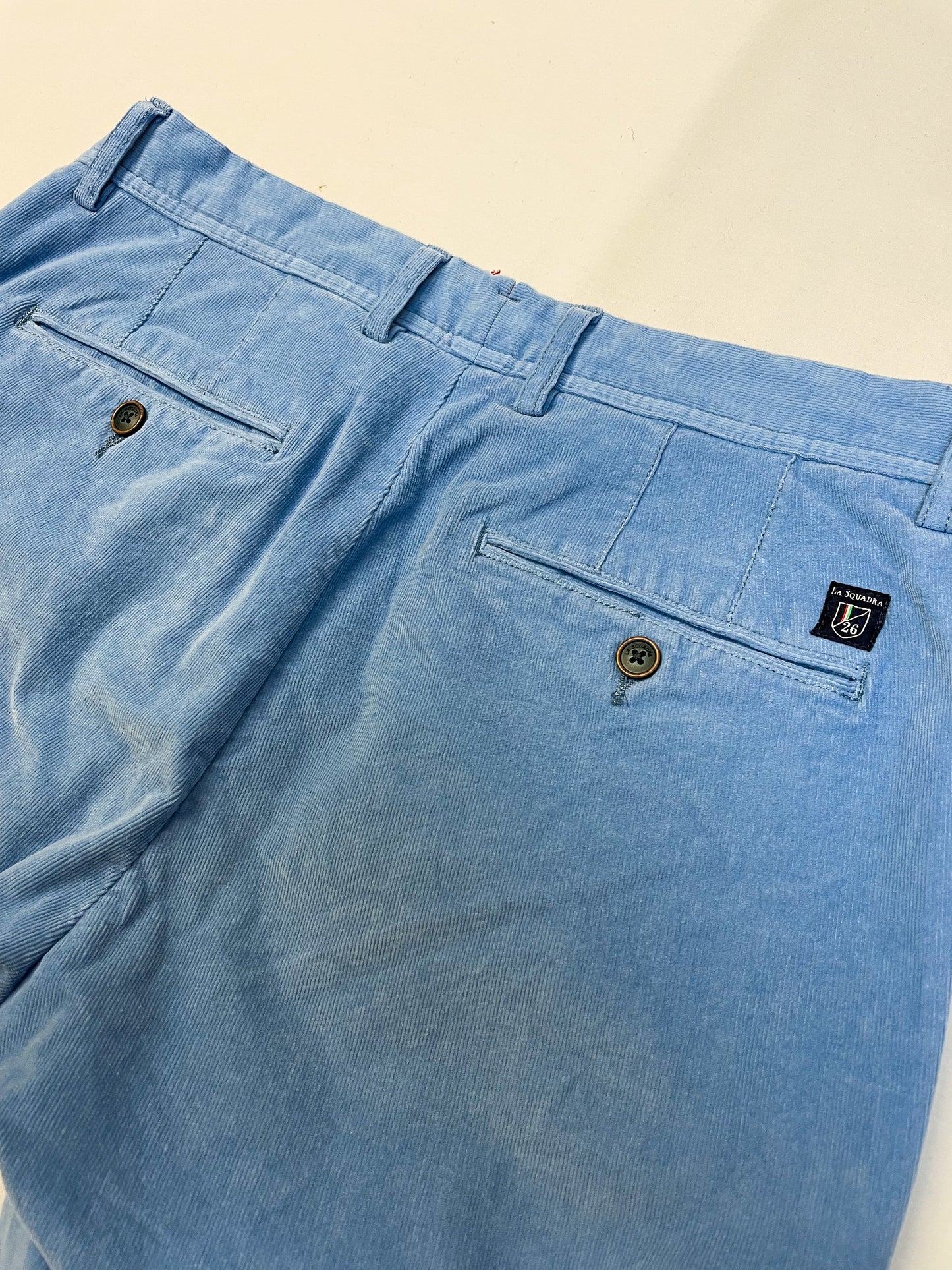 Baby Blue Needle Corduroy Trousers