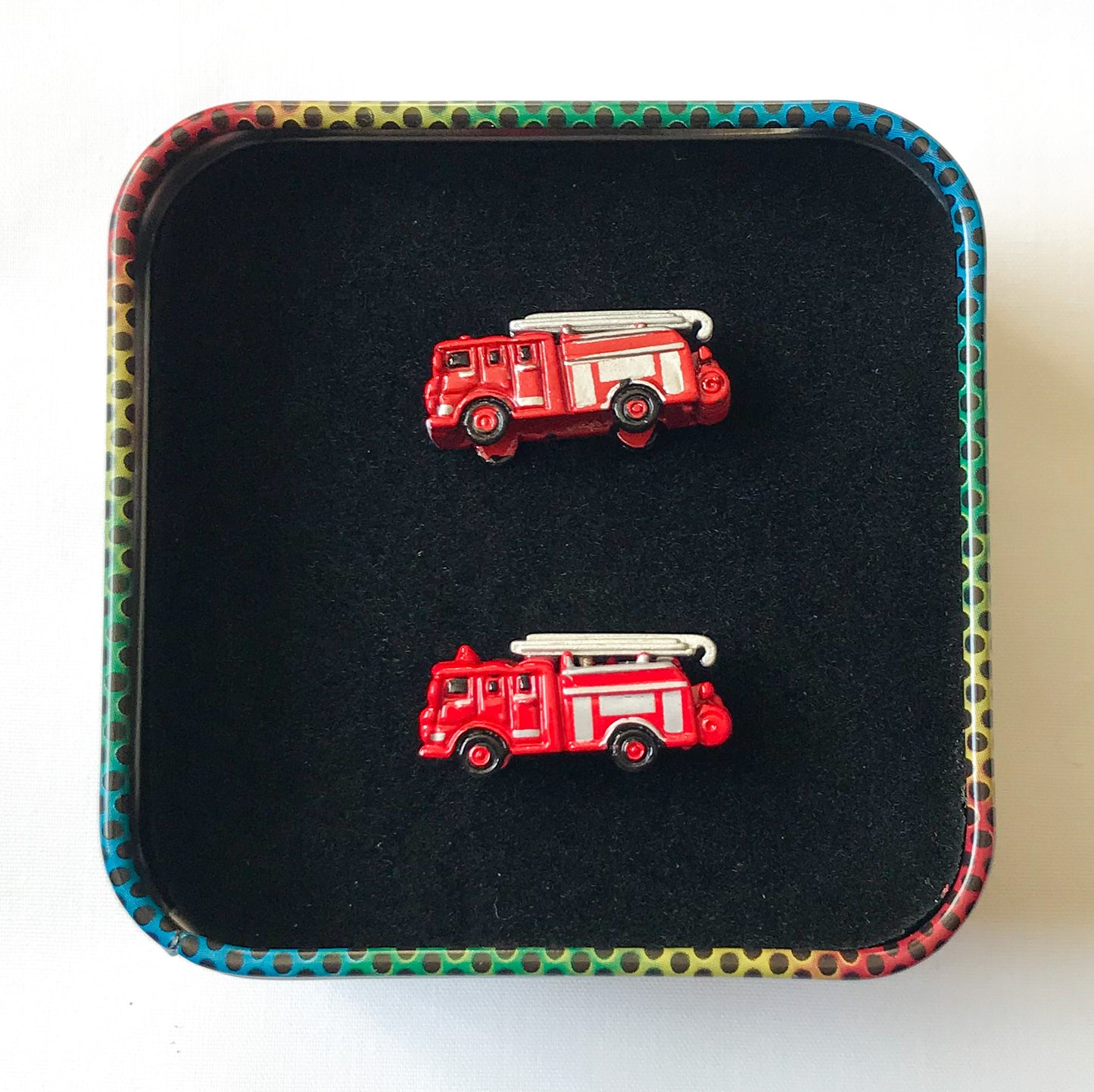 Fire Engine Cufflinks