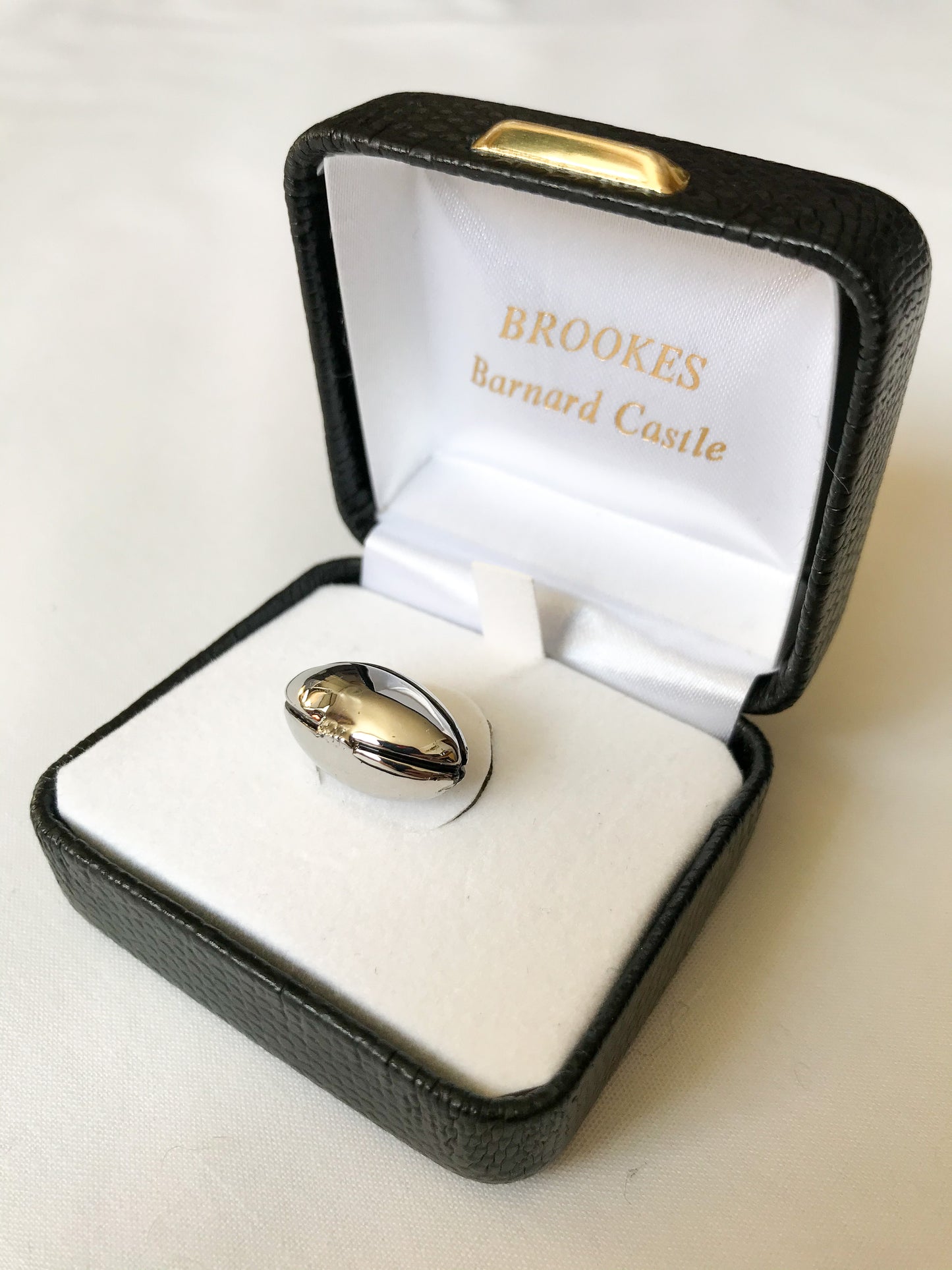 Rugby Ball Tie Tack