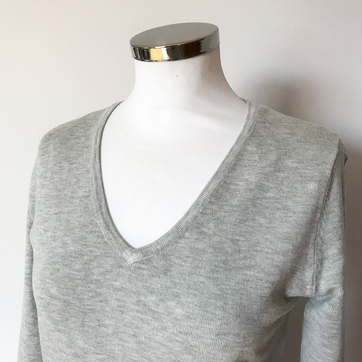Light Grey Long Sleeve Top