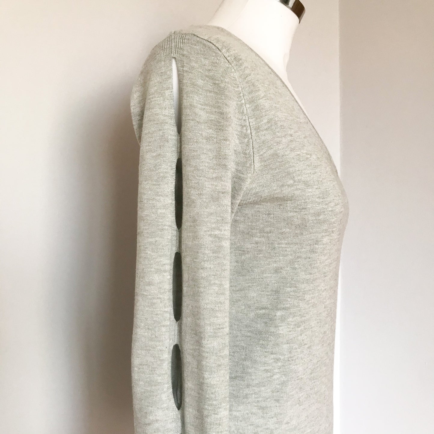 Light Grey Long Sleeve Top