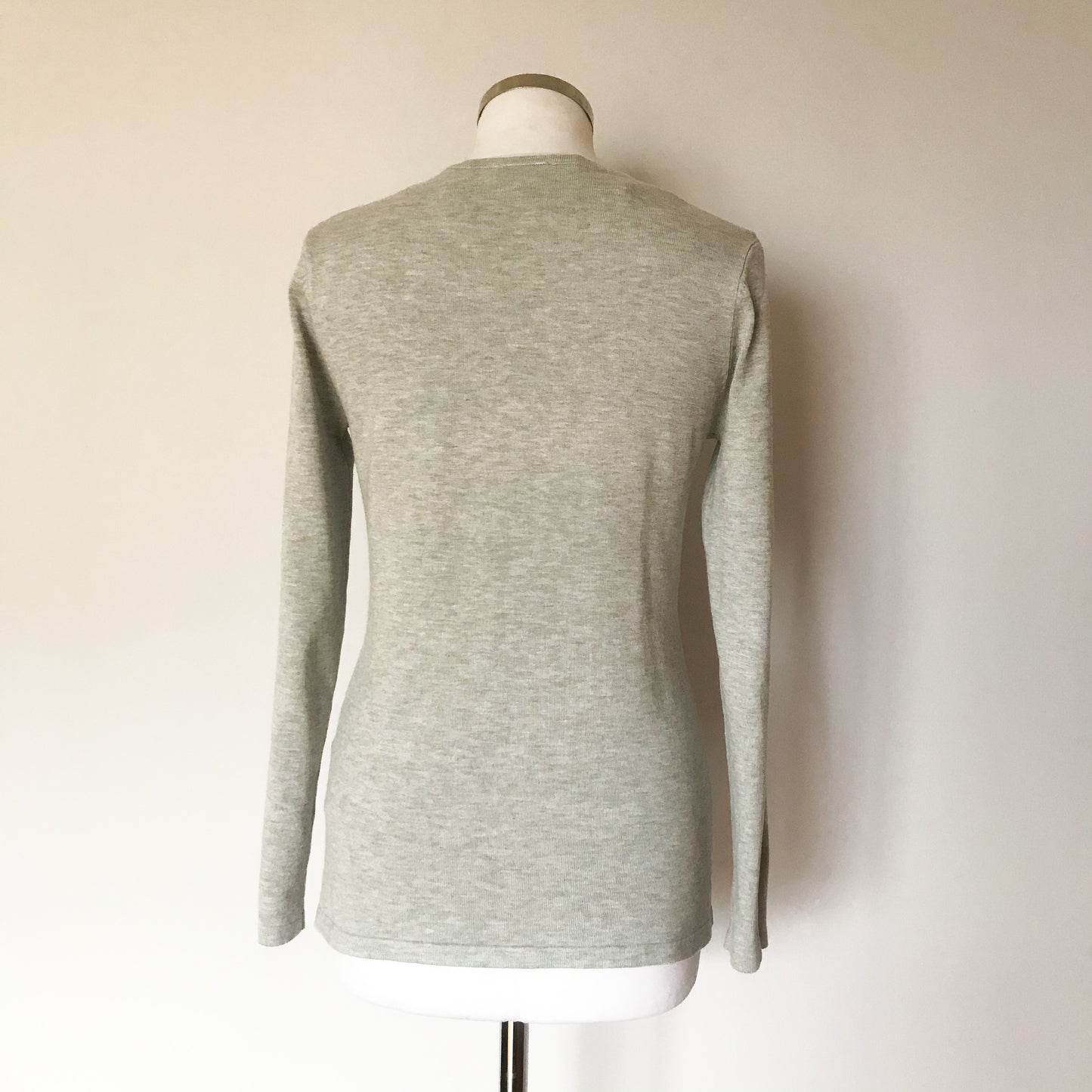 Light Grey Long Sleeve Top