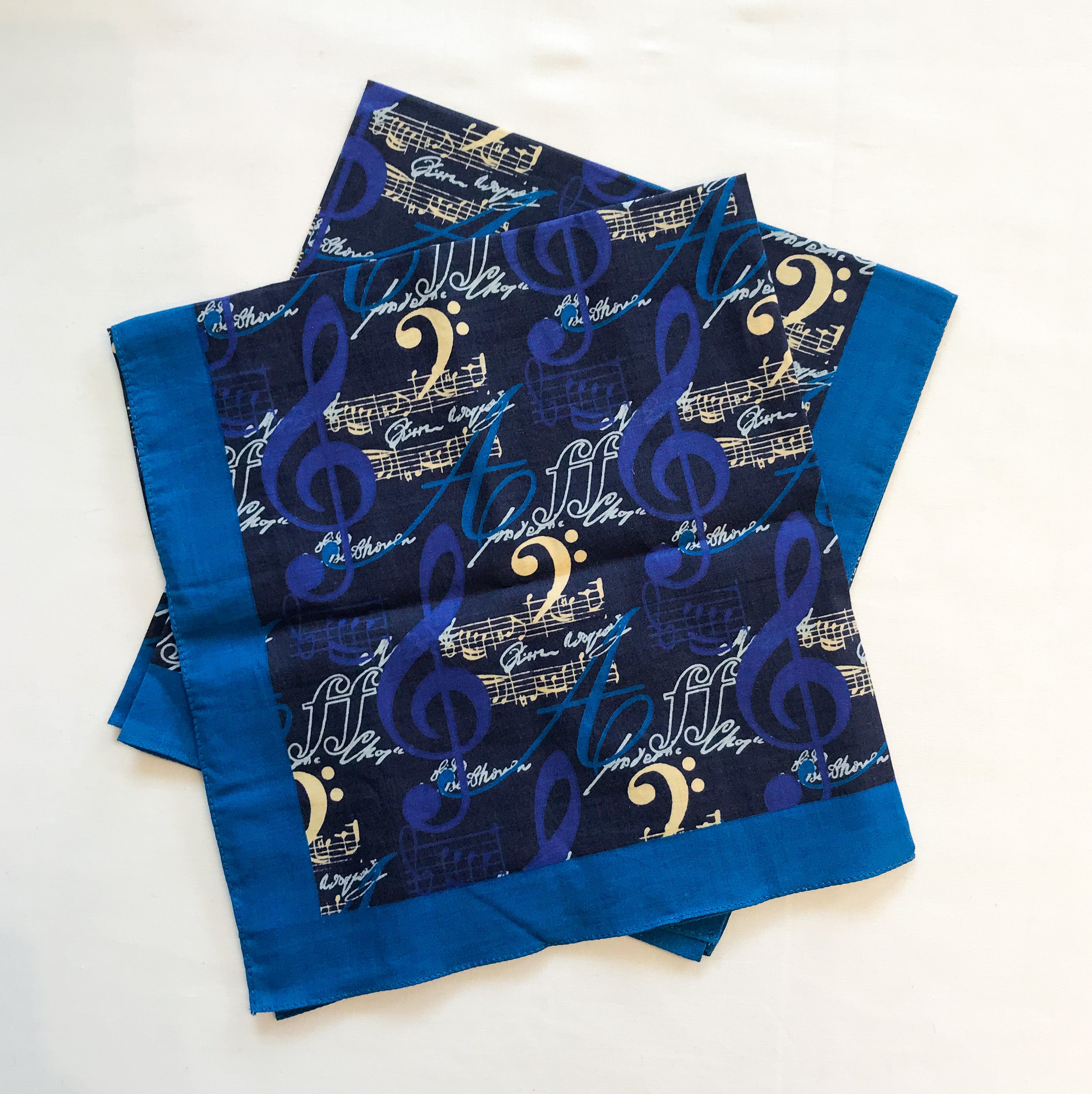 Music Design Handkerchief