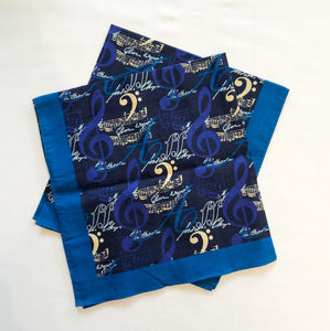 Music Design Handkerchief