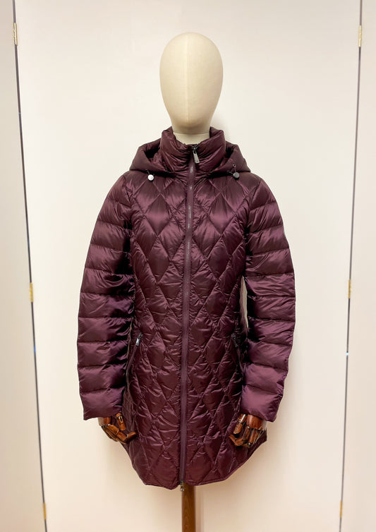 Burgundy Down Filled Coat