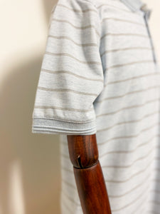 Pale Blue Stripe Polo Shirt