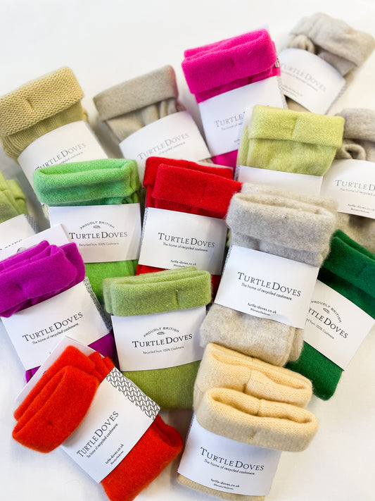 Cashmere Knitted Wrist Warmers