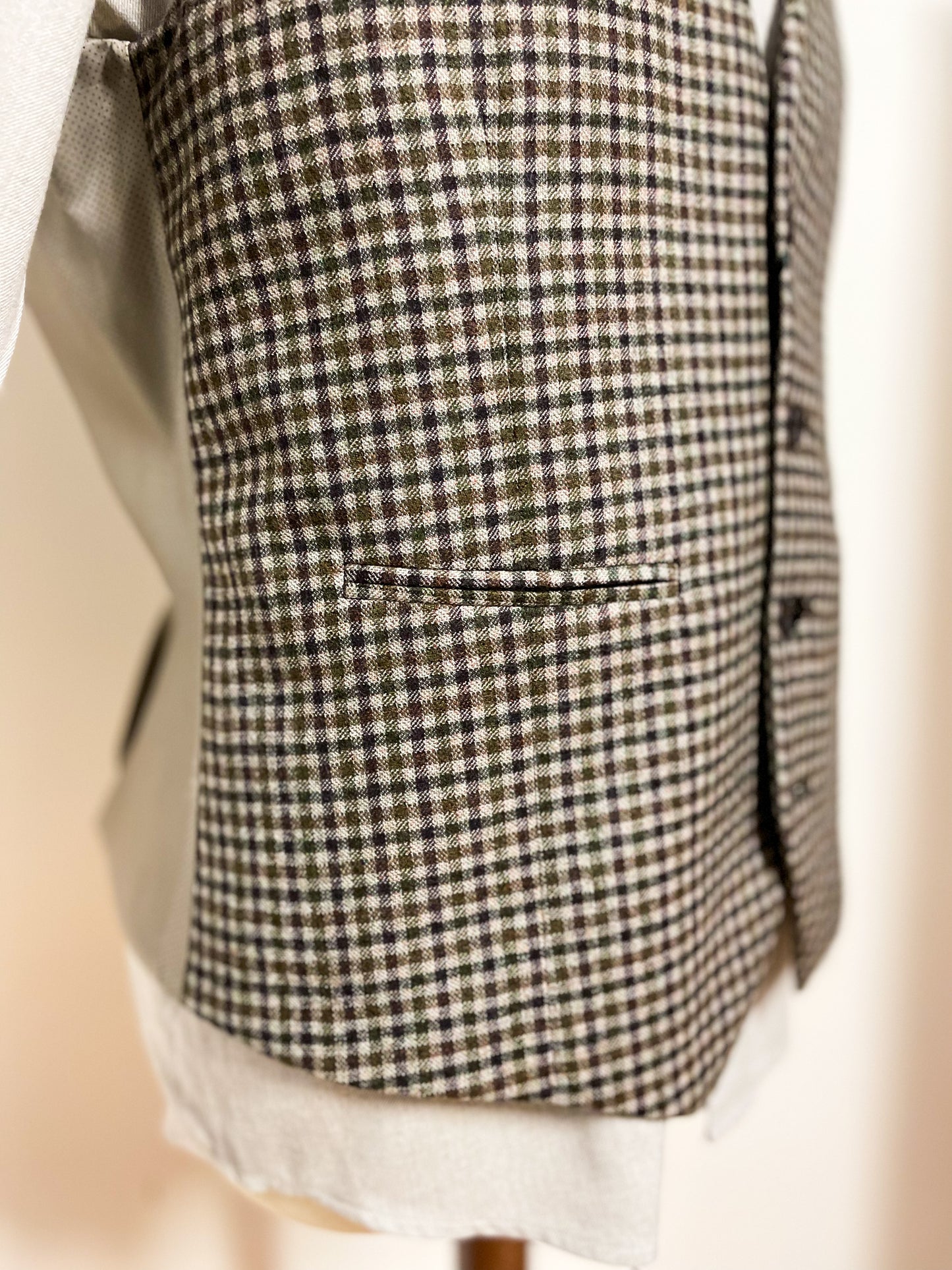 Brown Check Waistcoat