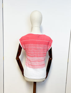 Pink Knitted Sleeveless Top