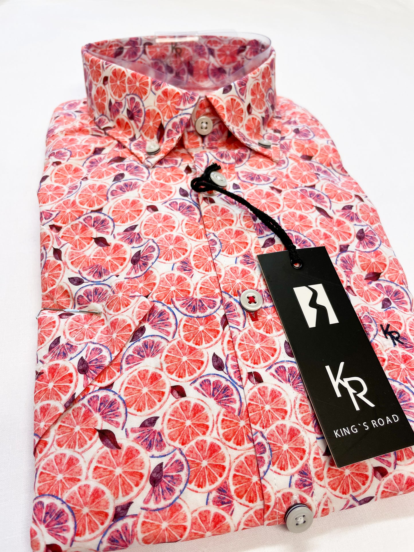 Pink Grapefruit Short Sleeved Shirt