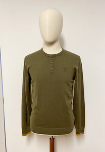 Green Knitted Henley