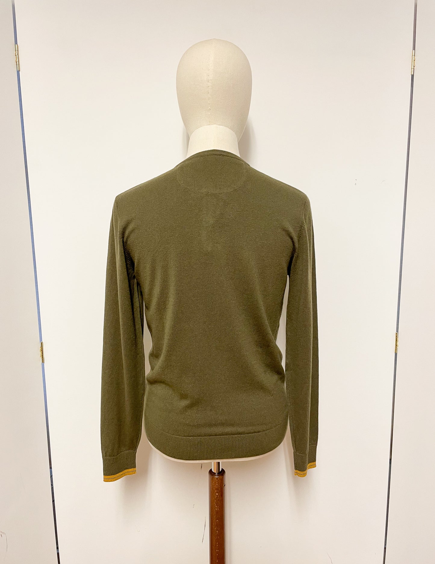 Green Knitted Henley