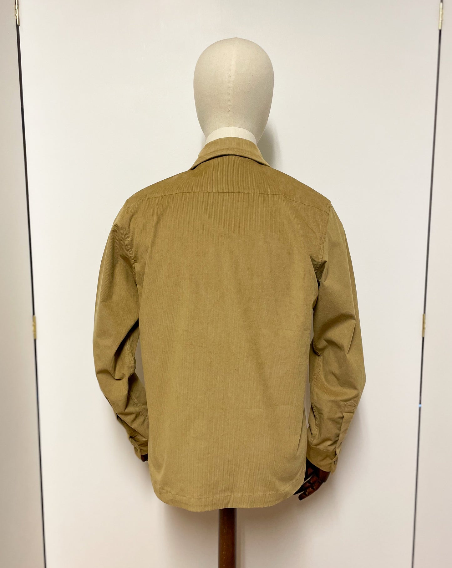 Camel Corduory Zip Jacket