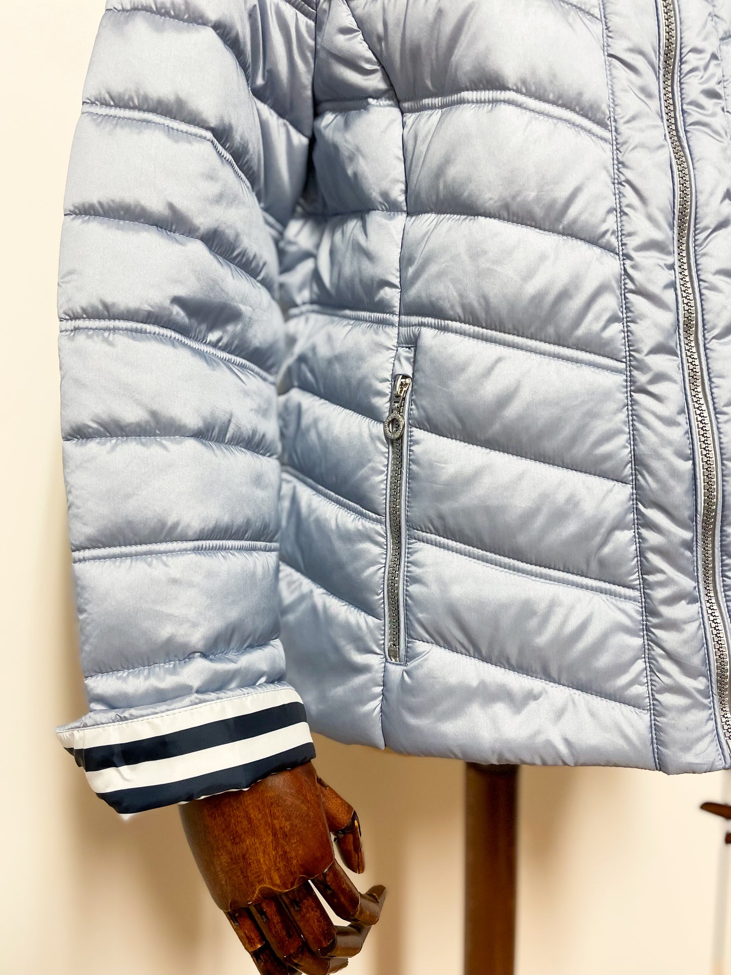 Powder Blue Padded Coat