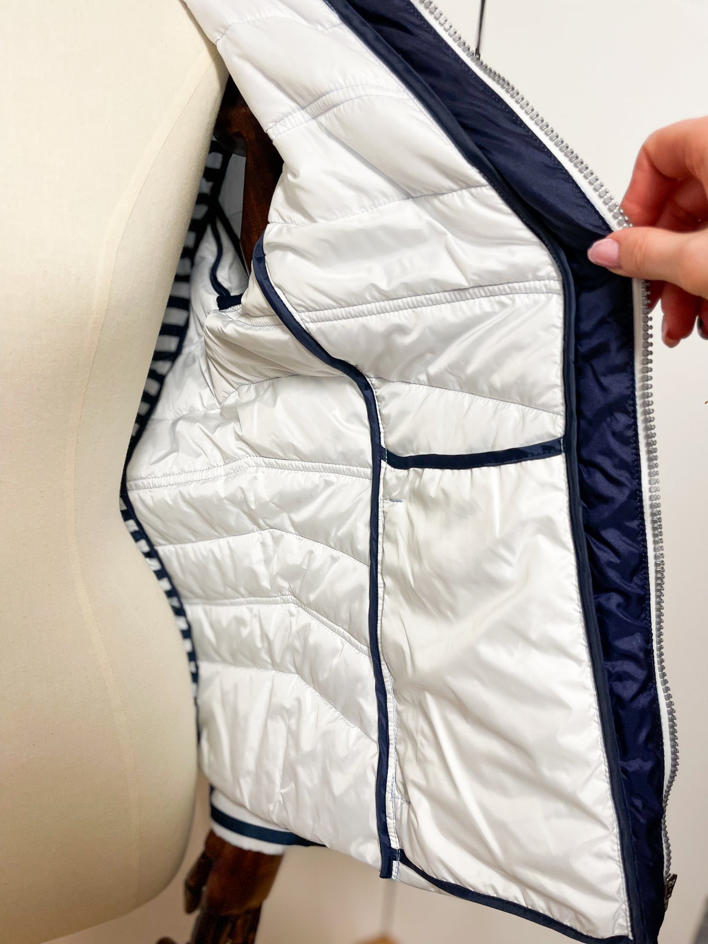 Powder Blue Padded Coat