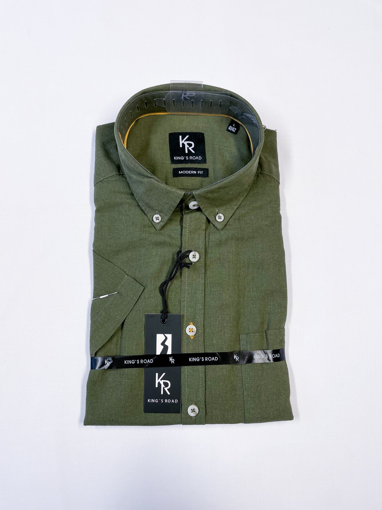 Olive Green Short Sleeve Shirt