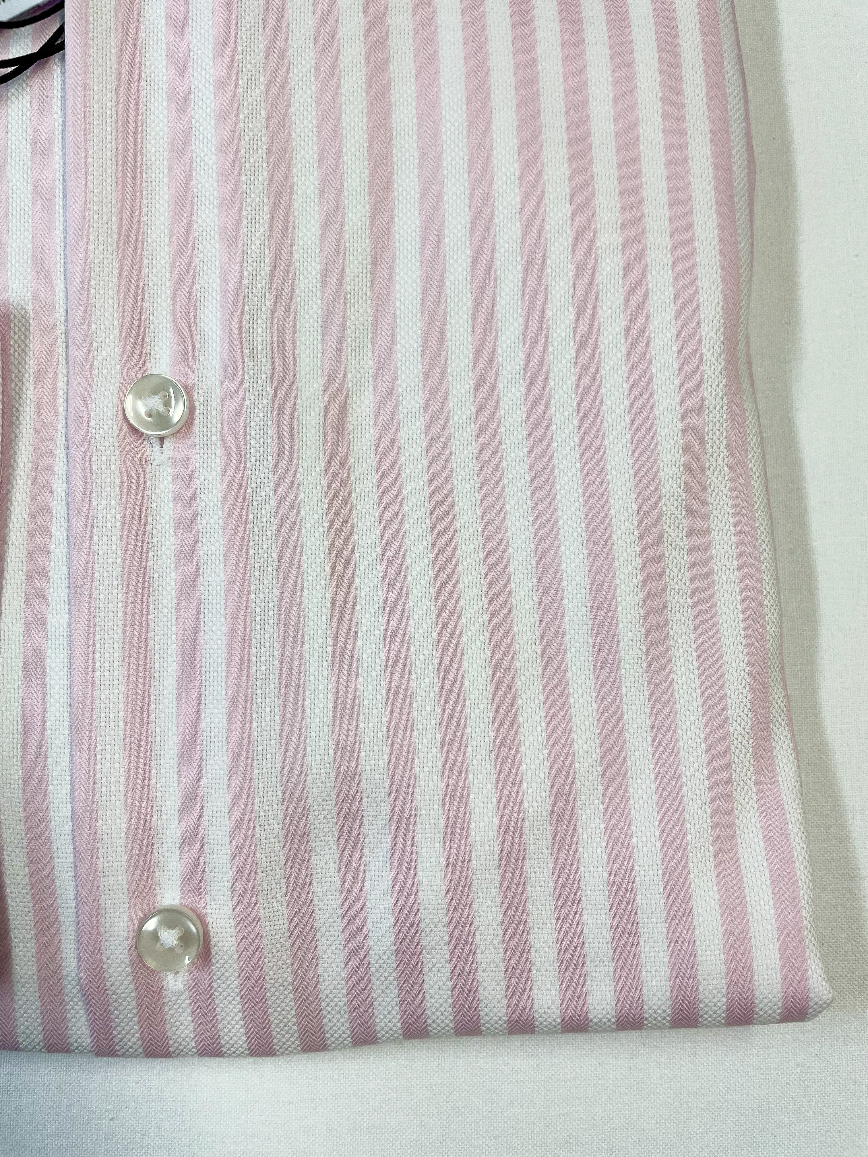Pink and White Stripe Shirt