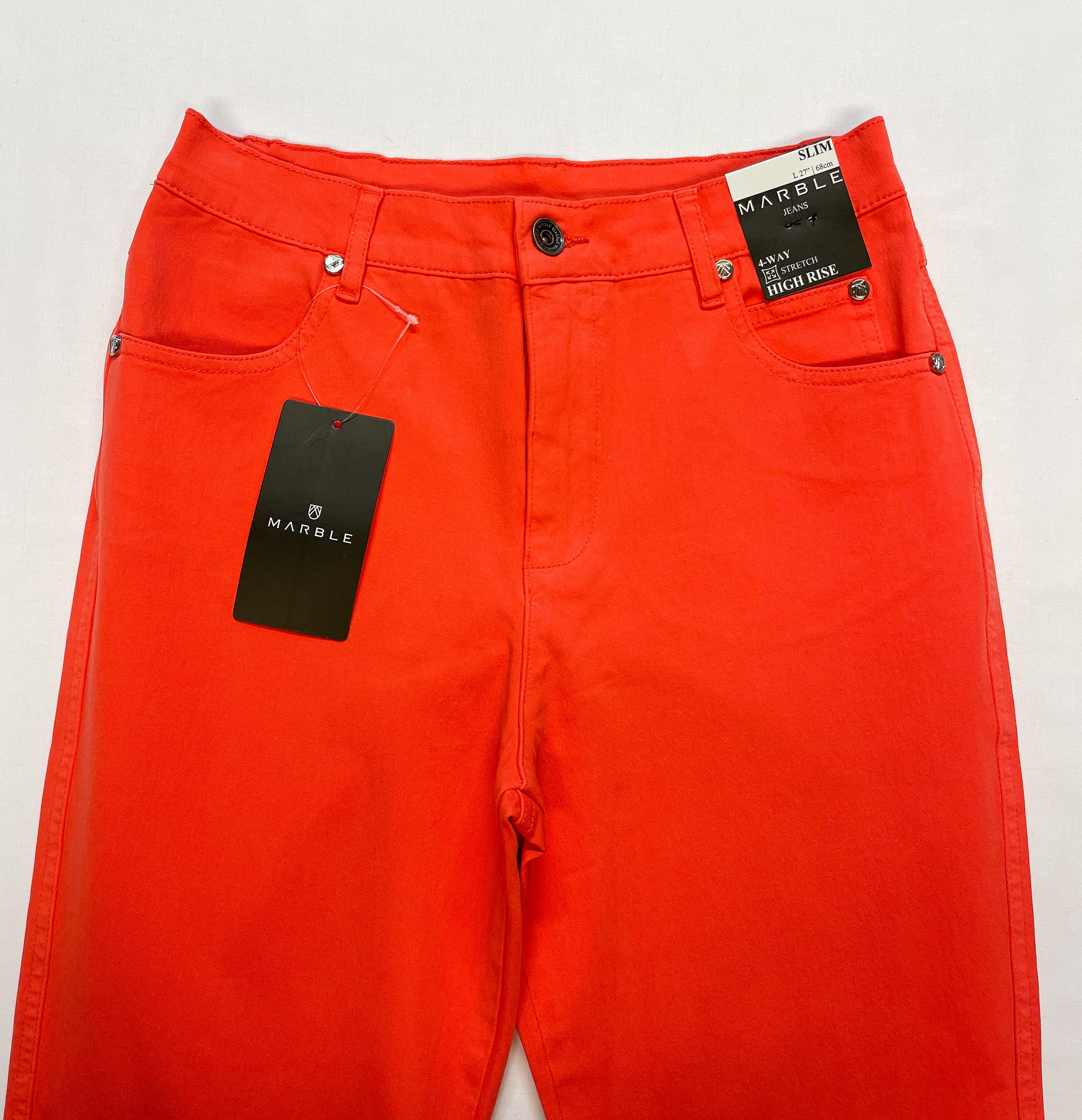 Orange 7/8th Jeans