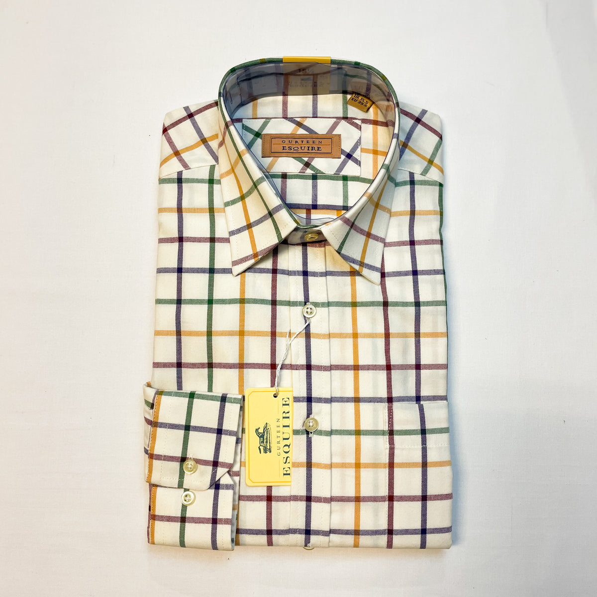 Multi Coloured Checked Long Sleeved Shirt