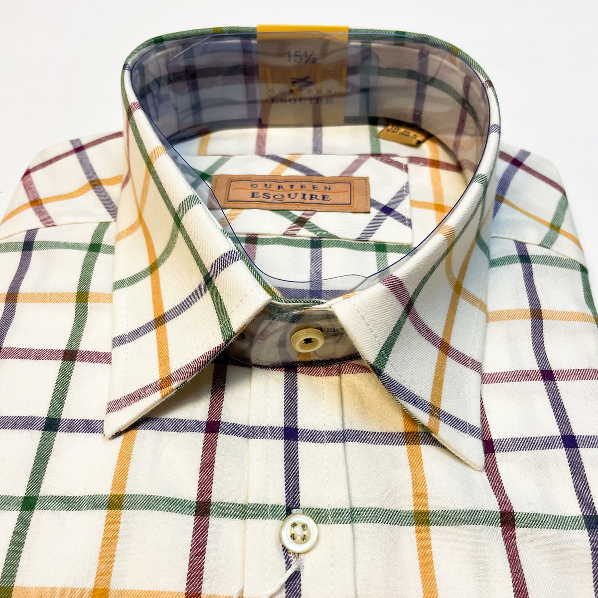 Multi Coloured Checked Long Sleeved Shirt