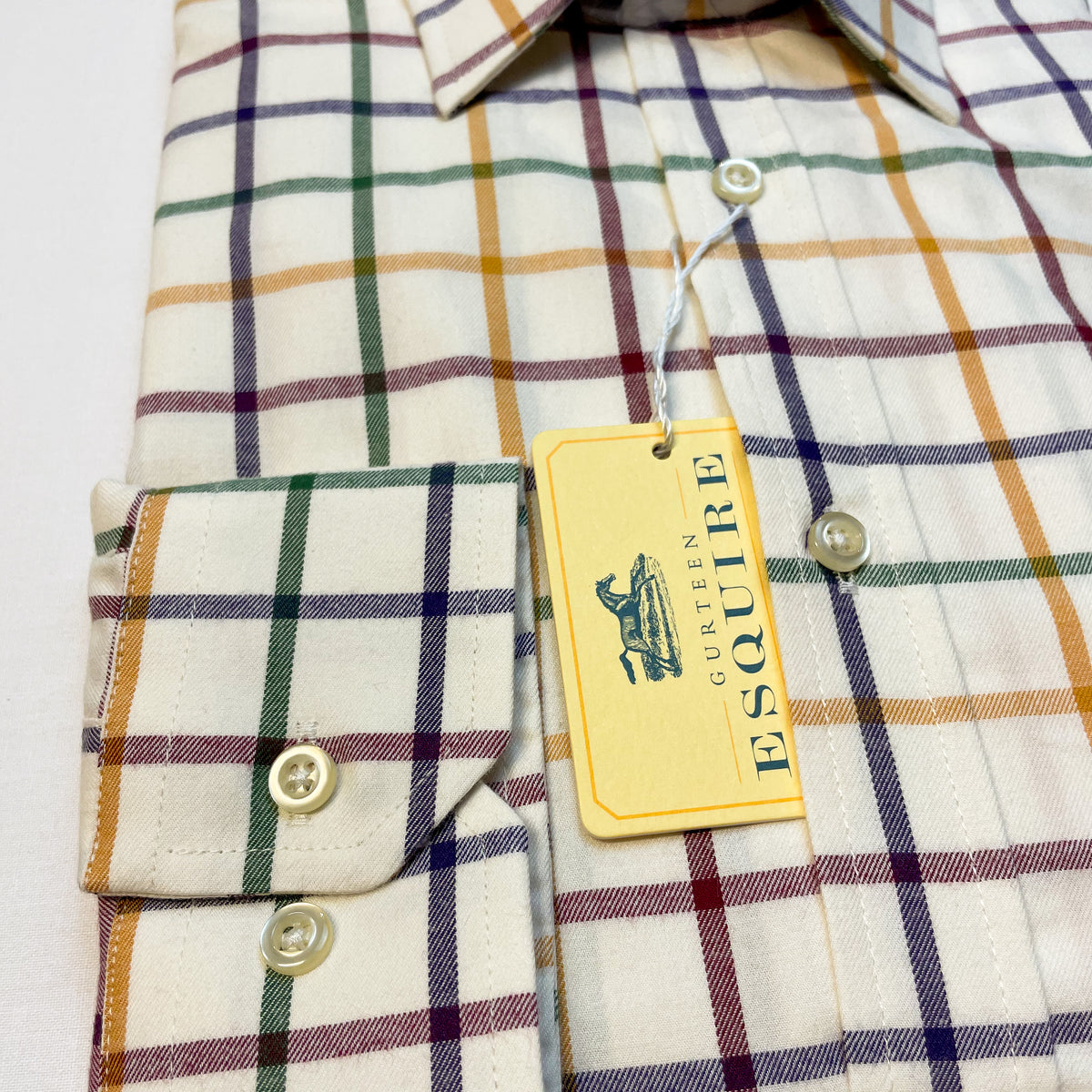 Multi Coloured Checked Long Sleeved Shirt