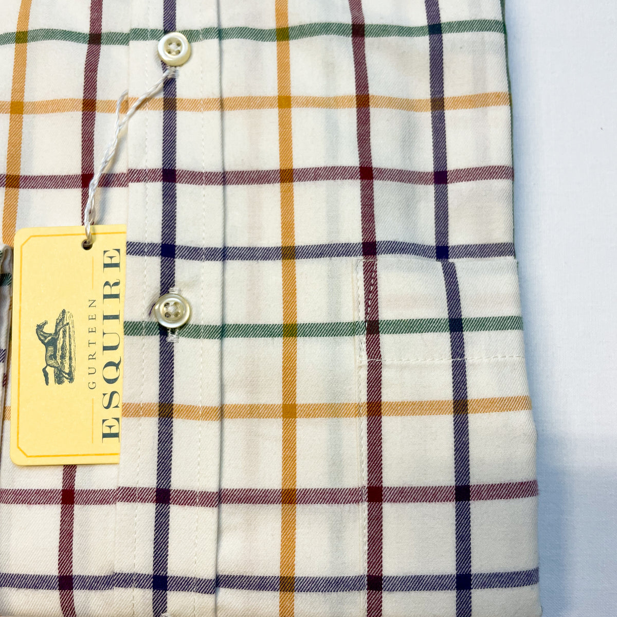 Multi Coloured Checked Long Sleeved Shirt