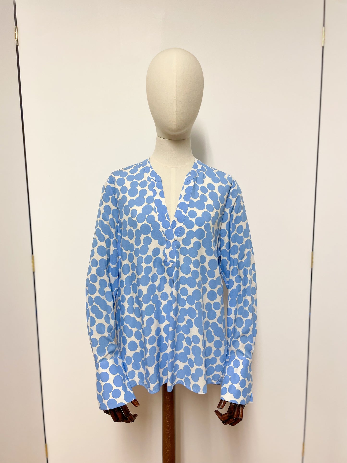 Blue Spot Blouse