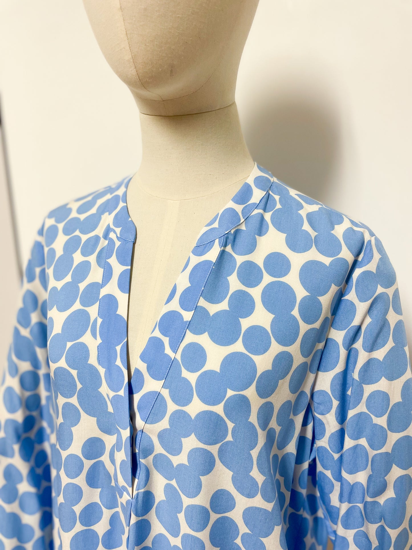 Blue Spot Blouse