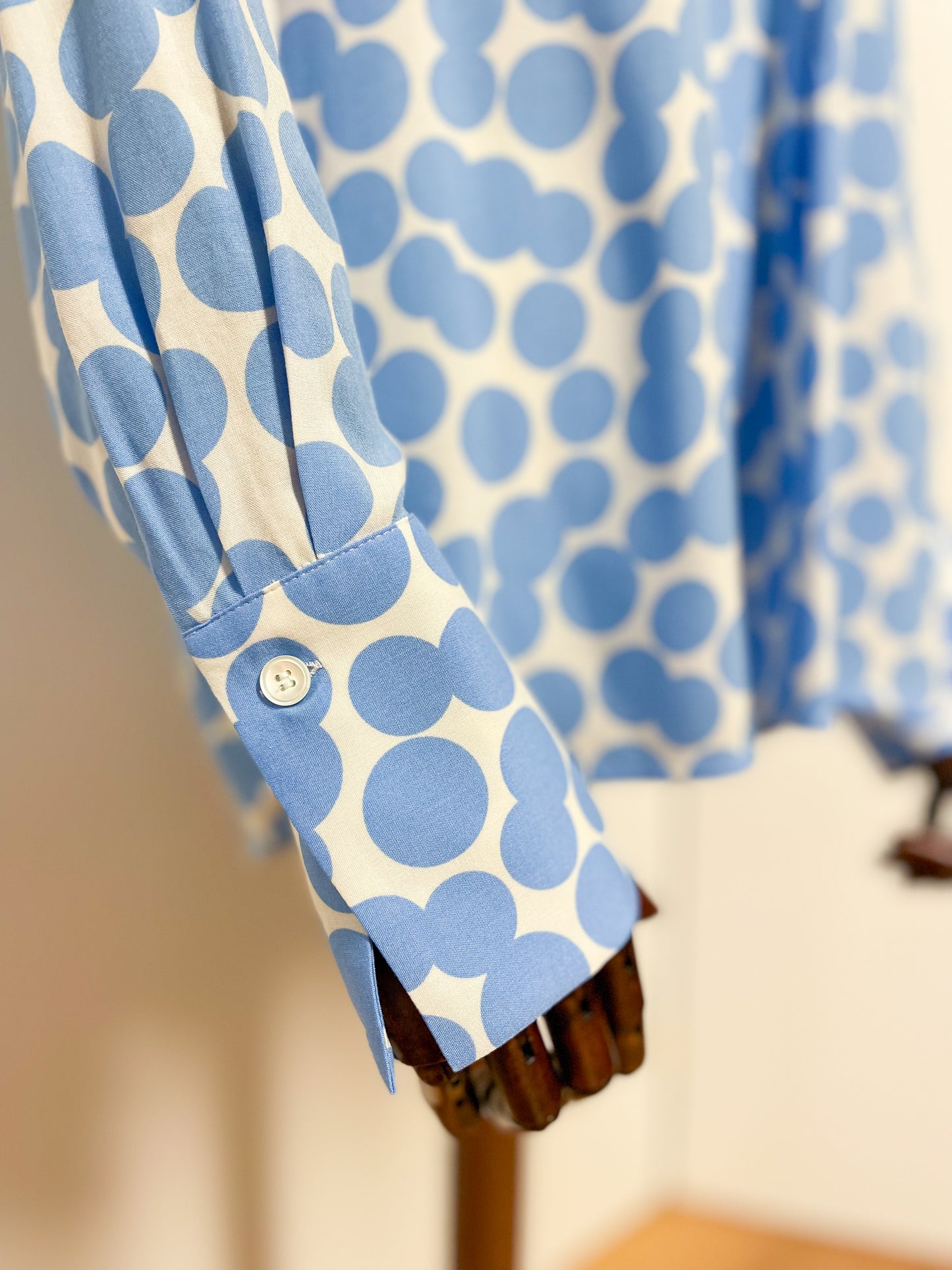 Blue Spot Blouse