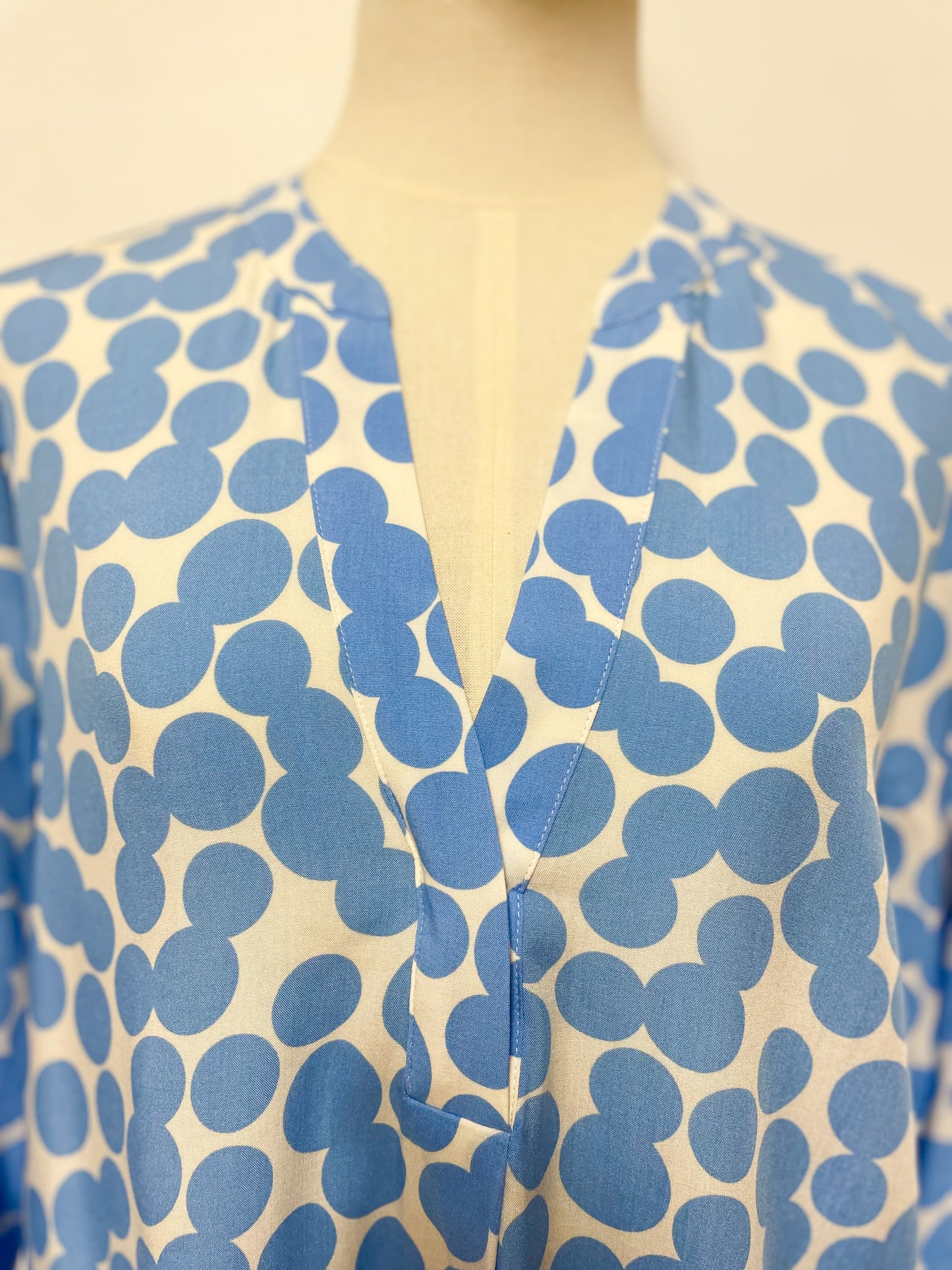 Blue Spot Blouse