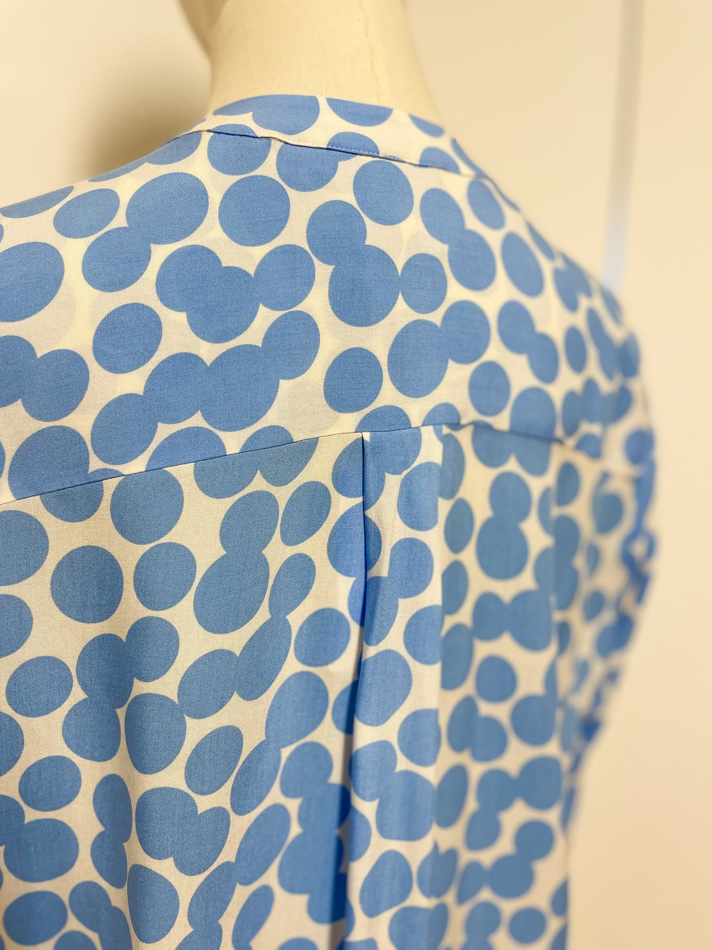 Blue Spot Blouse